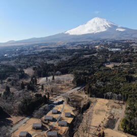 高嶺の森のコテージ全景（俯瞰図）